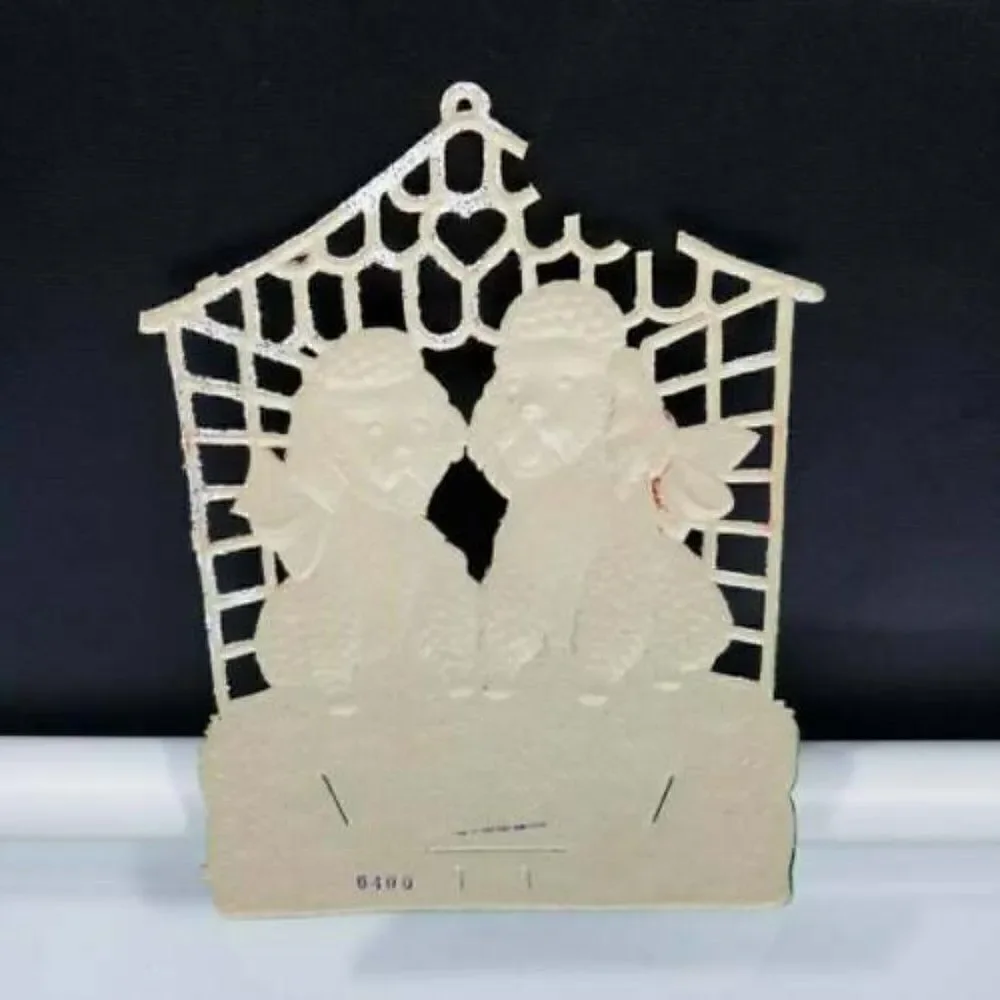 Poodles Vintage 1950s German Die Cut